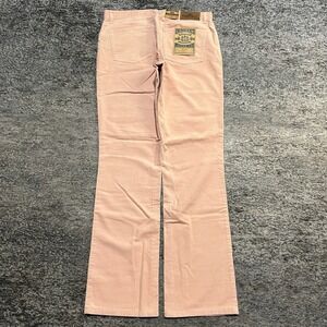 NWT Lauren Ralph Lauren Modern Slim Stretch Pants Womens 8 (32x31) Pink Corduroy